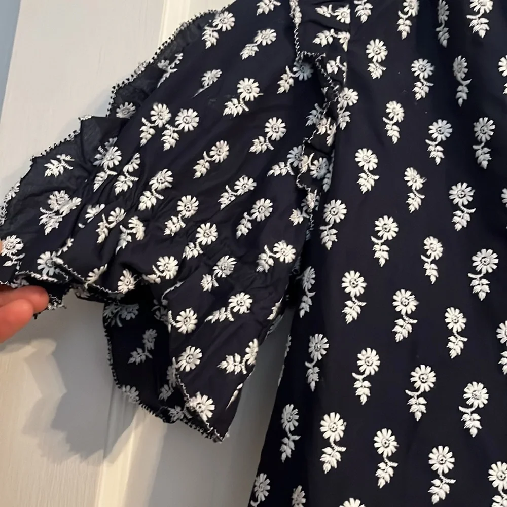 Jcrew embroidered blouse - Picture 4 of 5